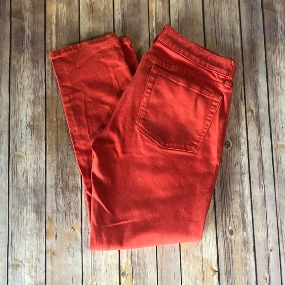 J. Crew Denim - J.Crew Toothpick Ankle Skinny Coral Jeans 28